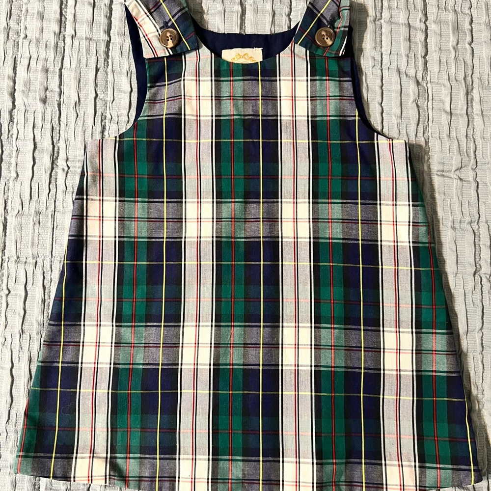 The Beaufort Bonnet Company Plaid Sleeveless Top - Green, Blue, White